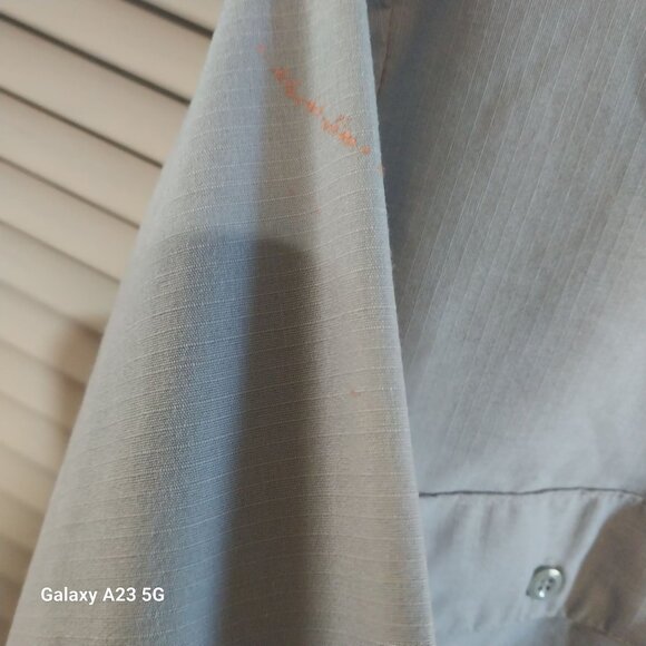 Red Kap Mens Light Blue Button-Up Work Shirt With DeHops Brewing Logo - Picture 9 of 9